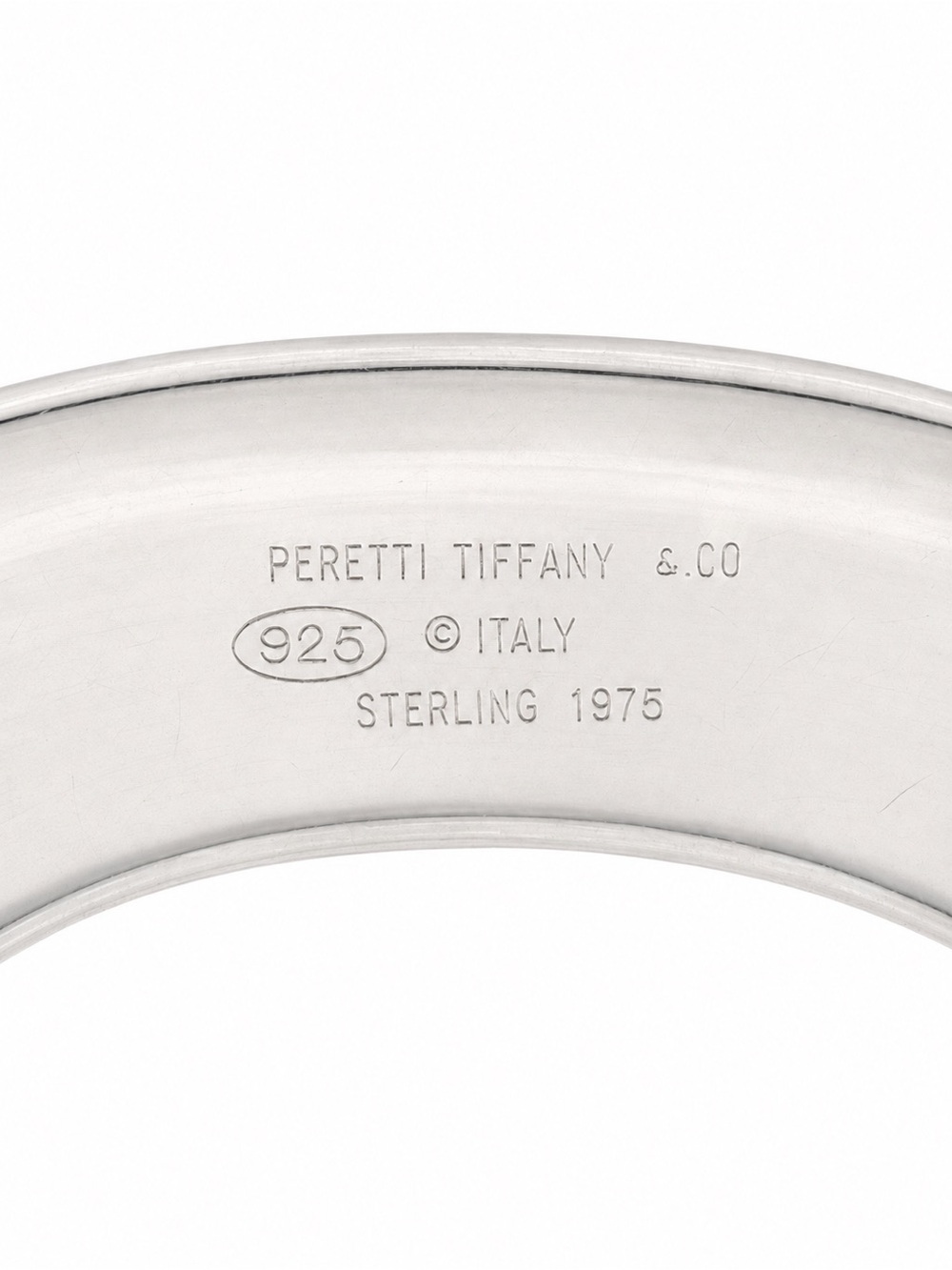 Tiffany & Co. 1975 Elsa Peretti Belt Infinity Bow Sterling Silver 925 Gift Box - Picture 8 of 13